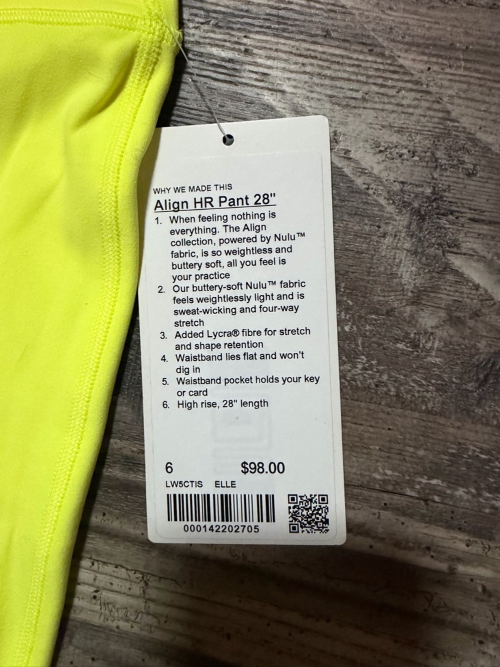 Lululemon Align HR Pant 28" - Picture 2 of 4